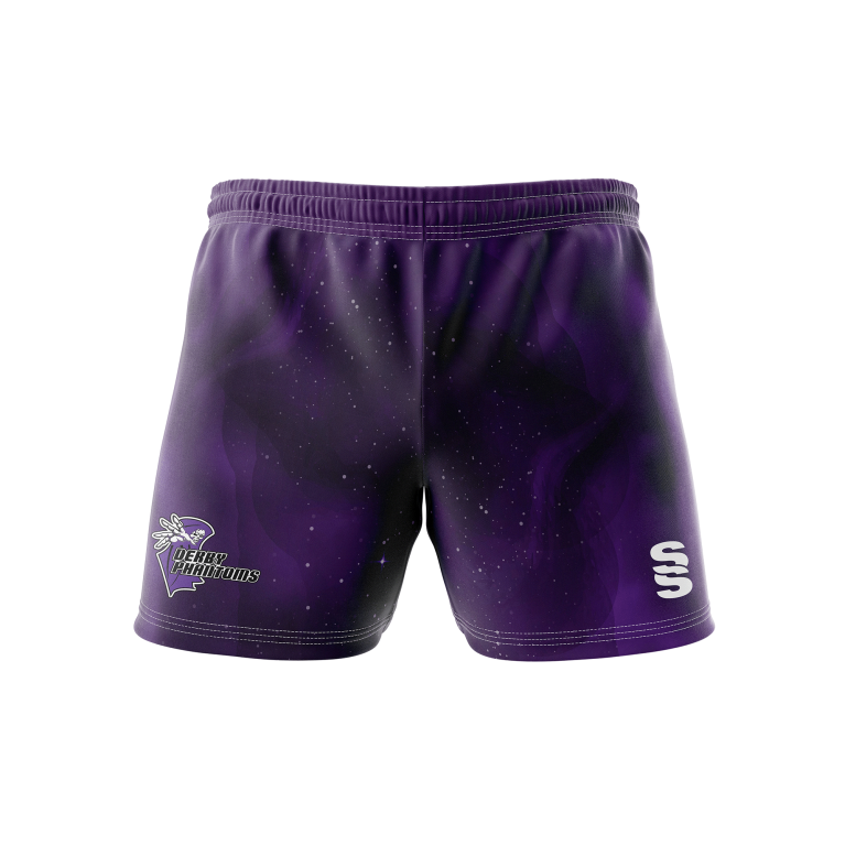 Derby Phantoms Dodgeball - Mens Playing Shorts