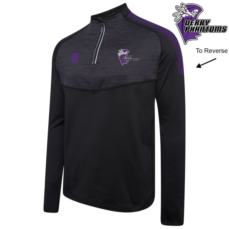 Women's 1/4 Zip Dual Performance Top :  Black