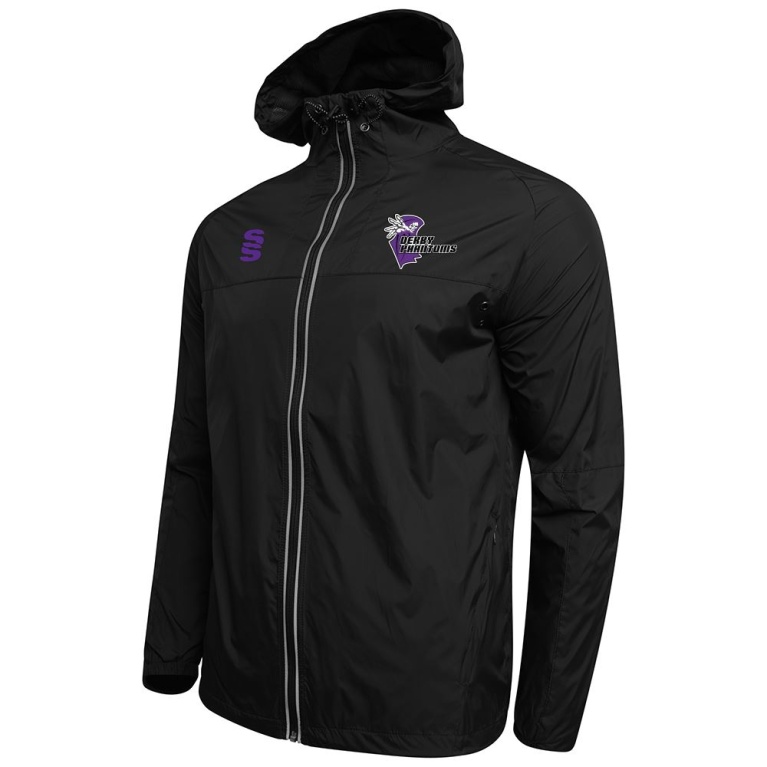 Womens Dual Full Zip Training Jacket : Black