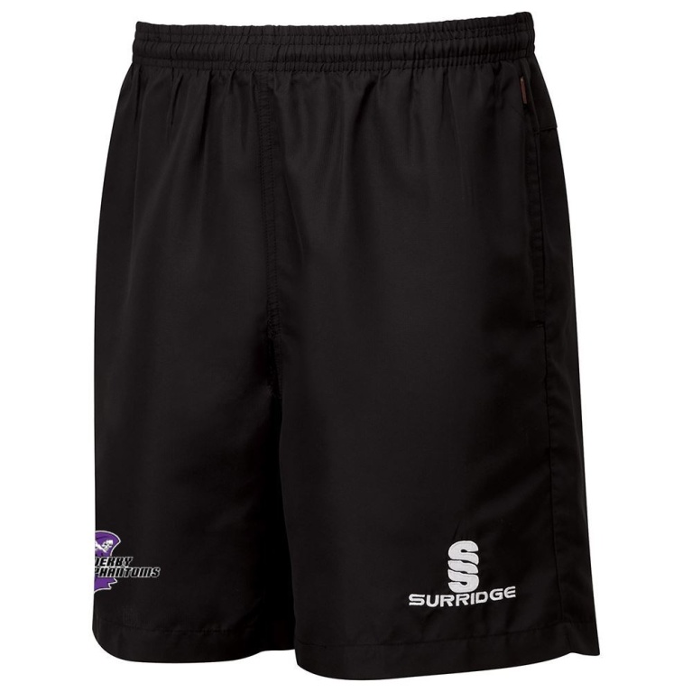 Women's Ripstop Pocketed Shorts : Black