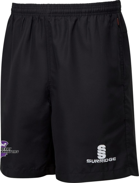 Derby Phantoms  Ripstop Short Black